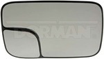56243 - : Passenger Non-Heated Door Mirror Glass for Dorman Image
