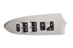 25867001 - : Gray Driver Side Door Lock and Side Window Switch for ACDelco Image