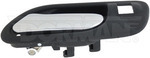 81586 - : Interior Door Handle Front Left Chrome Lever/Black Housing for Dorman Image