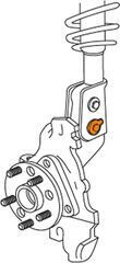 Alignment Cam Bolt Kit - MEVOTECH (MS80016)
