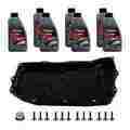 V105541 - : Oil Pan, Oil Pan Gasket, Transmission Oil (8HP 7 ltr), Instl Hardware for Vaico Image