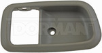 91360 - : Interior Door Handle Front Right Bezel Gray Charcoal for Dorman Image