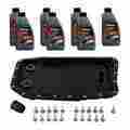 V202088 - : Oil Pan W/ Gasket, Plug Housing, Transmission Oil (6HP 7 ltr), Instl Hardware for Vaico Image