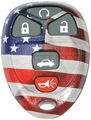 13636US - : Keyless Remote Case American Flag for Dorman Image