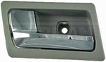 81700 - : Interior Door Handle - Front Left - Chrome Lever+Gray Housing (Flint) - Front Left, Rear Left for Dorman Image
