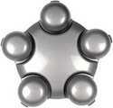 909068 - : Center Wheel Cap Silver for Dorman Image