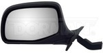 955227 - : Side View Mirror - Left , Manual, Paddle Design, Black and Chrome for Dorman Image