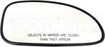 56002 - : Passenger Non-Heated Door Mirror Glass for Dorman Image