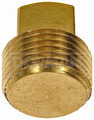 785072D - : Brass Pipe Plug - Square Head - 3/8 In. MNPT for Dorman Image