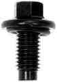 90156 - : Oil Drain Plug Pilot Point W Inset Gasket M12-1.75, Head Size 13Mm for Dorman Image