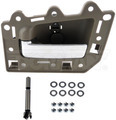 82299 - : Interior Door Handle Chrome Lever, Brown Housing - Rear Left for Dorman Image