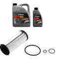 V103223 - : Filter W/ O-Ring, Oil Drain Plug Gaskets and Transmission Oil (DSG 6 ltr) for Vaico Image