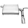 52468 - : Quiet-Flow SS Direct Fit Exhaust Muffler Assembly 2" Inlet (OD) 3" Outlet (OD) - Right for Walker Exhaust Image