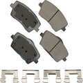 EUR2137 - : Akebono EURO Ultra Premium Ceramic Disc Brake Pad Kit for AKEBONO Image
