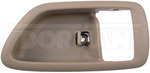 92873 - : Interior Door Handle Front Or Rear Left Bezel Beige - Front Left, Rear Left for Dorman Image