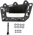 82160 - : Interior Door Handle Chrome Lever, Black Housing - Rear Left for Dorman Image