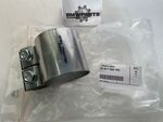 18307560780 - Exhaust: Center Muffler Clamp for BMW: 228i Gran Coupe, 228i xDrive Gran Coupe, 330e, 525i, 525xi, 528i, 528i xDrive, 528xi, 530e, 530e xDrive, 530i, 530xi, 535d, 535d xDrive, 540i, 550i, 550i GT, 550i GT xDrive, 550i xDrive, 650i, 650i Gran Coupe, 650i xDrive, 650i xDrive Gran Coupe, 740Ld xDrive, 745e xDrive, 750e xDrive, 750i, 750i xDrive, 750Li, 750Li xDrive, 840i, 840i Gran Coupe, 840i xDrive, 840i xDrive Gran Coupe, Alpina B6 xDrive Gran Coupe, Alpina B7, Alpina B7 xDrive, Alpina B7L, Alpina B7L xDrive, Alpina B8 Gran Coupe, M2, M235i xDrive Gran Coupe, M240i, M240i xDrive, M3, M340i, M340i xDrive, M4, M440i, M440i Gran Coupe, M440i xDrive, M440i xDrive Gran Coupe, M550i xDrive, M850i xDrive, M850i xDrive Gran Coupe, X1, X2, X3, X4, X5, X6, X7, Z4 Image