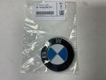51148219237 - Body: Emblem for BMW: 228i, 228i xDrive, 230i, 230i xDrive, 320i, 320i xDrive, 323Ci, 323i, 325Ci, 325i, 325xi, 328Ci, 328d, 328d xDrive, 328i, 328i xDrive, 328xi, 330Ci, 330e, 330i, 330i xDrive, 330xi, 335d, 335i, 335i xDrive, 335xi, 340i, 340i xDrive, 428i, 428i Gran Coupe, 428i xDrive, 428i xDrive Gran Coupe, 430i, 430i Gran Coupe, 430i xDrive, 430i xDrive Gran Coupe, 435i, 435i Gran Coupe, 435i xDrive, 435i xDrive Gran Coupe, 440i, 440i Gran Coupe, 440i xDrive, 440i xDrive Gran Coupe, ActiveHybrid 3, M2, M235i, M235i xDrive, M240i, M240i xDrive, M3, M4 Image