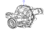 68491891AA - Unclassified: Rear Axle Differential for Dodge: Challenger Image
