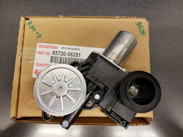 2015-2020 Toyota Window Motor 8572006281 | Toyota Parts Express