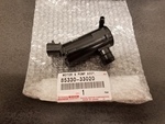 8533033020 - Body: Washer Pump for Toyota: Camry, Celica, Corolla, MR2, MR2 Spyder, Paseo, Prius, RAV4, T100, Tercel Image
