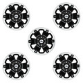 M1007KBB5 - : Bronco 18" Black Machined Face Wheel Kit for Ford Performance Image