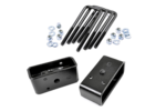 6573 - : 1.5 Inch Block &amp; U-Bolt Kit | Fits Chevy Silverado 2500 HD 2WD/4WD (2001-2010) for Rough Country Image