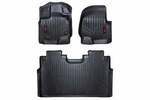 M51512 - : Floor Mats | FR &amp; RR | FR Buckets | Ford F-150 (15-25)/F-150 Lightning (22-24)/Raptor (17-25) for Rough Country Image
