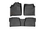 M70713 - : Floor Mats | Front and Rear l Double Cab | Fits Toyota Tundra 2WD/4WD (2007-2011) for Rough Country Image