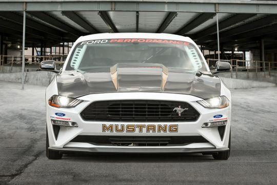M16612AECJ - : 2018 Cobra Jet Carbon Fiber Hood for Ford Performance Image