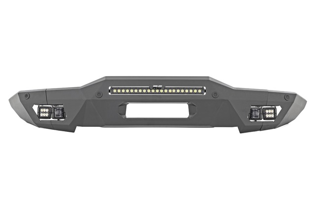 51076 - : Front Bumper | Modular | Full Wings | Flood | Fog | Ford Bronco 4WD (21-25) for Rough Country Image