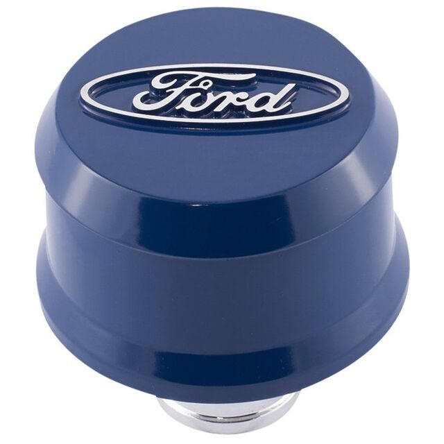 302436 - : "Ford" Slant Edge Breather - Blue for Ford Performance Image