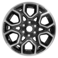 ML3Z1007U - : Aluminum Wheel Silver/Black - 18" for Ford Image