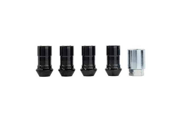 M1A043A - Wheels: M14X1.5 Black Security Lug Nut Kit Of 4 for Ford Performance Image