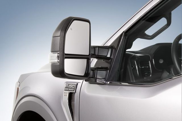 ML3Z17696AA - : F150 Tow Mirrors - Power Mirror, Manual Telescoping, Manual Fold, without BLIS, without 360 Camera for Ford: F-150, F-150 Lightning Image