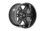 92180912 - : Rough Country 92 Series Wheel | Machined One-Piece | Gloss Black | 18x9 | 6x5.5 | +0mm for Rough Country Image