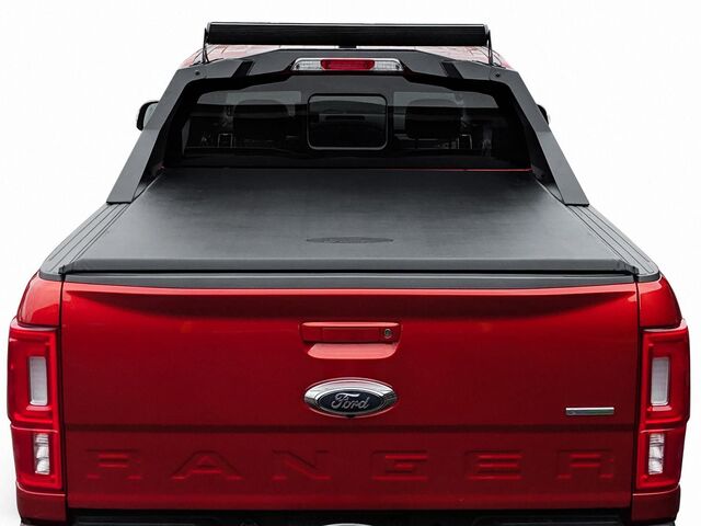 VKB3Z99501A42PB - : Tonneau Cover - XLP Premium Soft Roll-Up By TruXedo, For 6.0 Bed With Ford Performance Chase Rack for Ford: Ranger Image
