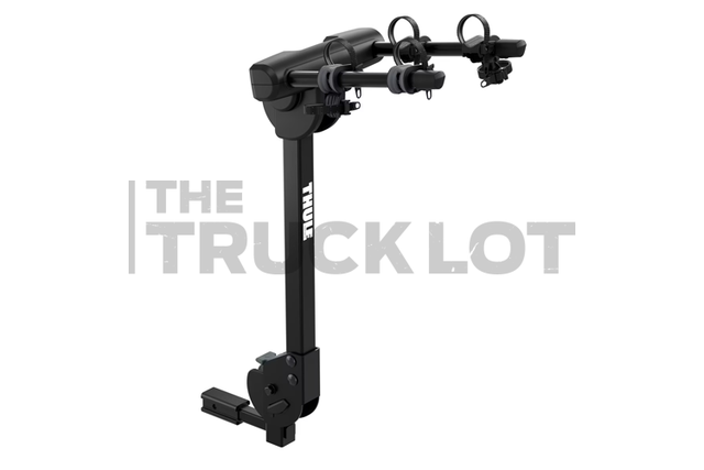 VM1PZ7855100AA - : Hitch-Mount, Dual, Bike Carrier - Thule for Ford: Bronco Sport, E-350 Super Duty, E-450 Super Duty, Edge, Escape, Expedition, Explorer, Explorer Sport Trac, F-150, F-250 Super Duty, F-350 Super Duty, F-450 Super Duty, F-550 Super Duty, Flex, Focus, Maverick, Ranger, Taurus X, Transit Connect | Lincoln: Aviator, Corsair, MKC, MKT, MKX, Nautilus, Navigator Image