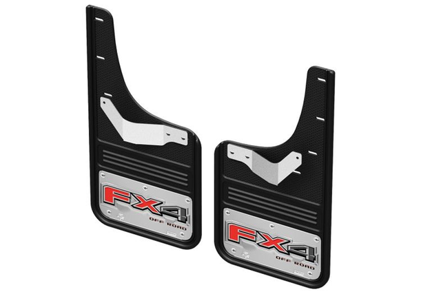 VML3Z16A550KB - : Splash Guards Rear Pair - Fx4 Chrome for Ford: F-150 Image