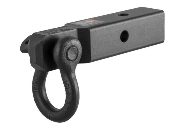 VLL3Z19A282A - : Hitch D-Ring Shackle - 2" Receiver for Ford: Bronco, Bronco Sport, E-350 Super Duty, E-450 Super Duty, Escape, Expedition, Explorer, F-150, F-250 Super Duty, F-350 Super Duty, F-450 Super Duty, F-550 Super Duty, Maverick, Ranger | Lincoln: Navigator Image