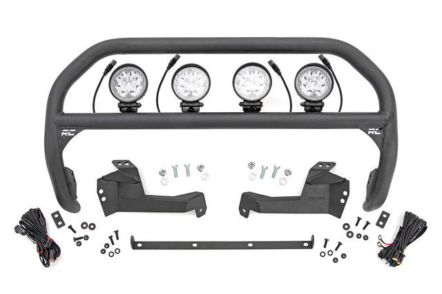 51044 - : Nudge Bar | 4 Inch Round Led (x4) | Ford Bronco Sport 4WD (2021-2025) for Rough Country Image