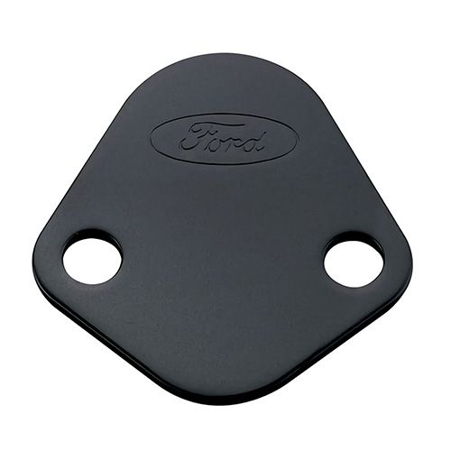 302291 - : Ford Fuel Pump Blockoff - Black Crinkle for Ford Performance Image