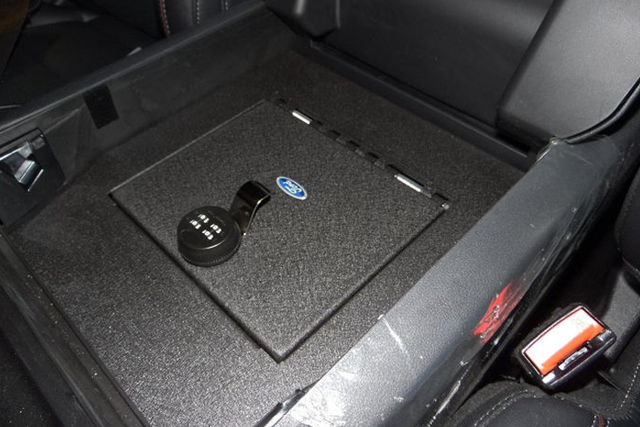 VML3Z9906202A - : In-Vehicle Safe, Front Console - Captain Chairs for Ford: F-150 Image