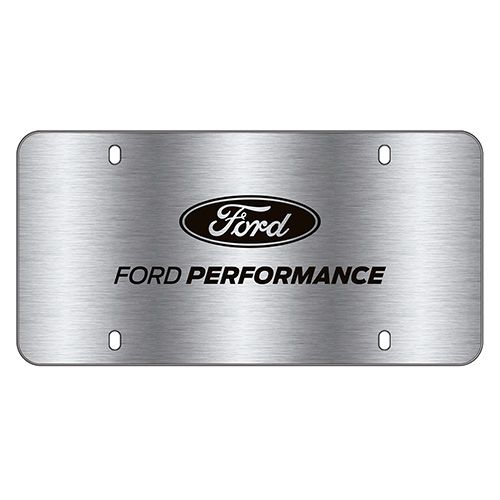 M1828LS - : FPP Brushed Stainless Steel License Plate for Ford Performance Image