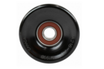 YS385 - Cooling System: Idler Pulley for Ford: Bronco, Crown Victoria, E-150, E-150 Club Wagon, E-150 Econoline, E-150 Econoline Club Wagon, E-250, E-250 Econoline, E-250 Econoline Club Wagon, E-350 Club Wagon, E-350 Econoline, E-350 Econoline Club Wagon, E-350 Super Duty, E-450 Econoline Super Duty, E-450 Super Duty, E-550 Econoline Super Duty, E-550 Super Duty, Econoline Super Duty, Expedition, Explorer, Explorer Sport Trac, F-150, F-150 Heritage, F-250, F-250 HD, F-250 Super Duty, F-350, F-350 Super Duty, F-450 Super Duty, F-550 Super Duty, GT, Mustang | Lincoln: Aviator, Blackwood, Mark LT, Navigator, Town Car | Mercury: Grand Marquis, Mountaineer Image