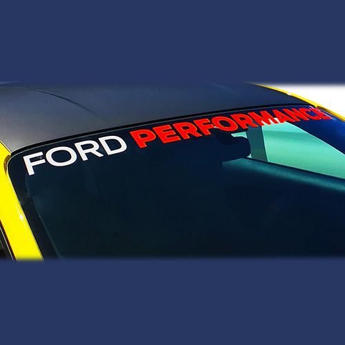 M1820MR - : 05-21 Mustang Ford Performance Windshield Banner-R for Ford Performance Image