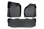 M52002 - : Floor Mats | FR &amp; RR | Crew Cab | Ford F-250/F-350 Super Duty 2WD/4WD (99-07) for Rough Country Image