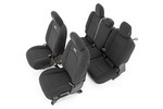 91038 - : Seat Covers | Front and RR w/ Cup Holder | Fits Jeep Gladiator JT 4WD (2020-2025) for Rough Country Image