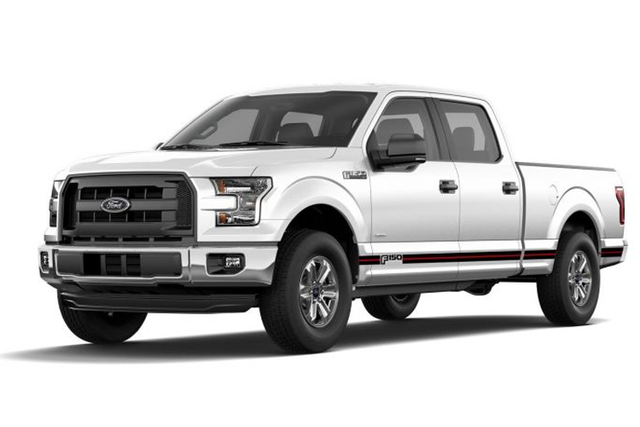 VML3Z6320000J - : F150 Tri-Bar Stripe Kit - Red &amp; Black for Ford: F-150 Image