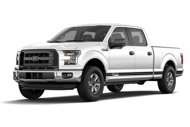 VML3Z6320000H - : F150 Tri-Bar Stripe Kit - Matte Black for Ford: F-150 Image